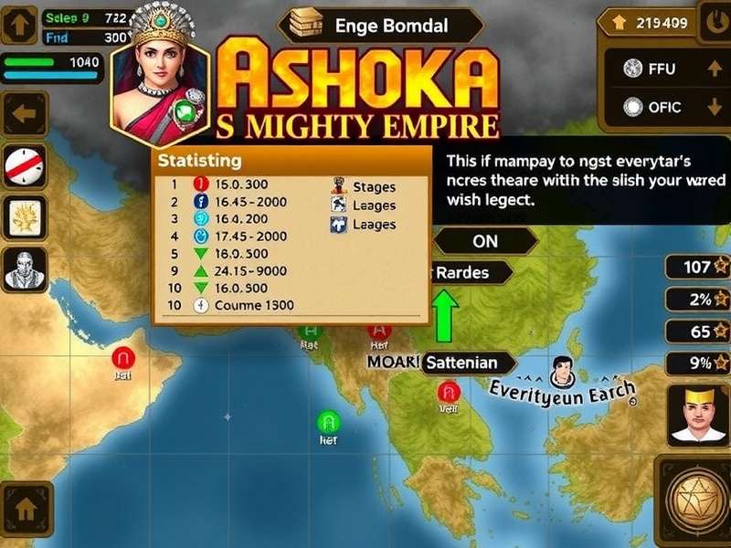 Ashoka S Mighty Empire statistics chart